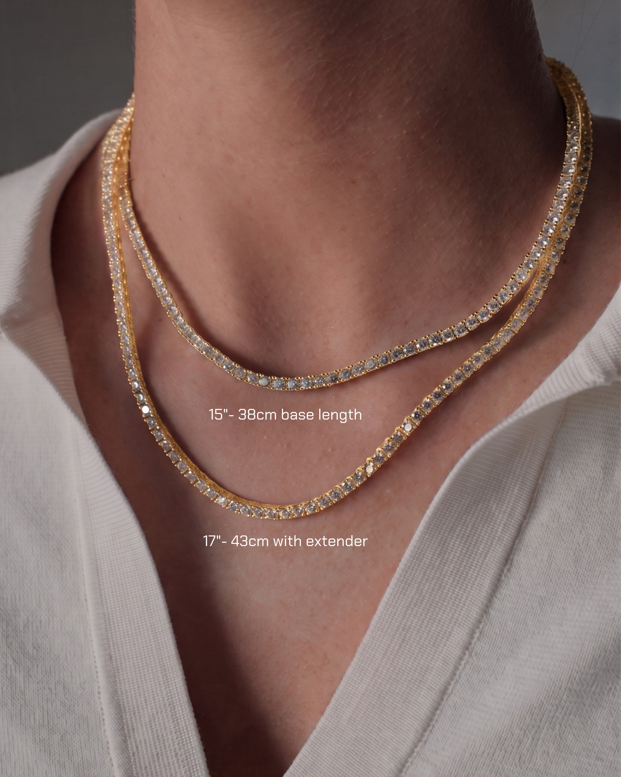 Tennis Necklace 2mm