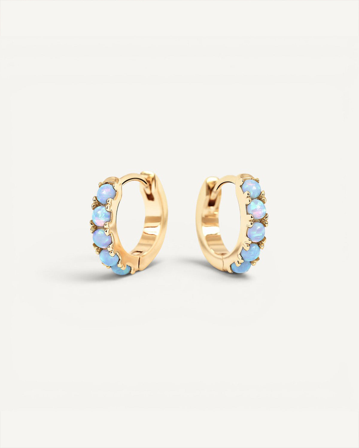 Blue Opal Huggies