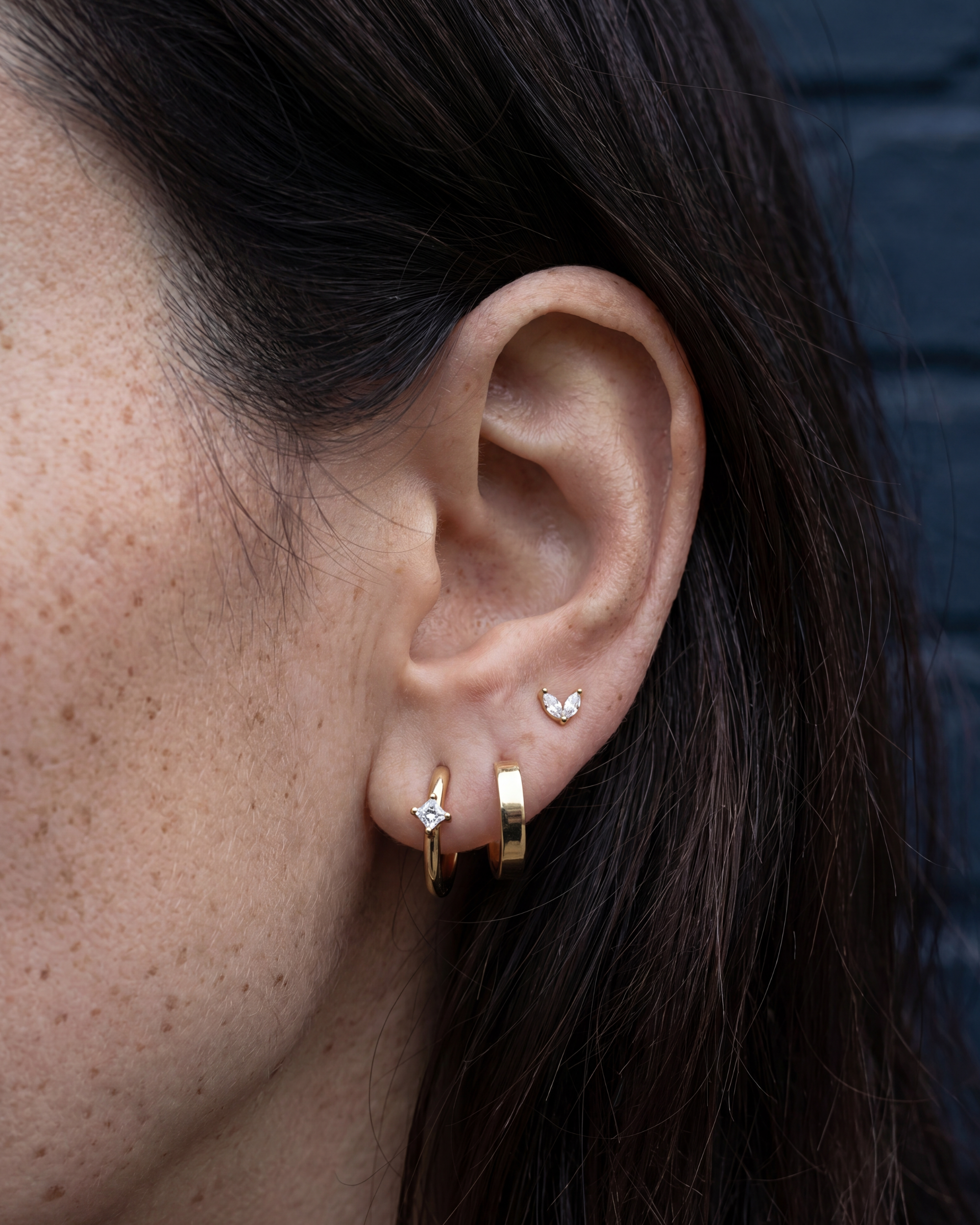 Petal Crystal Studs