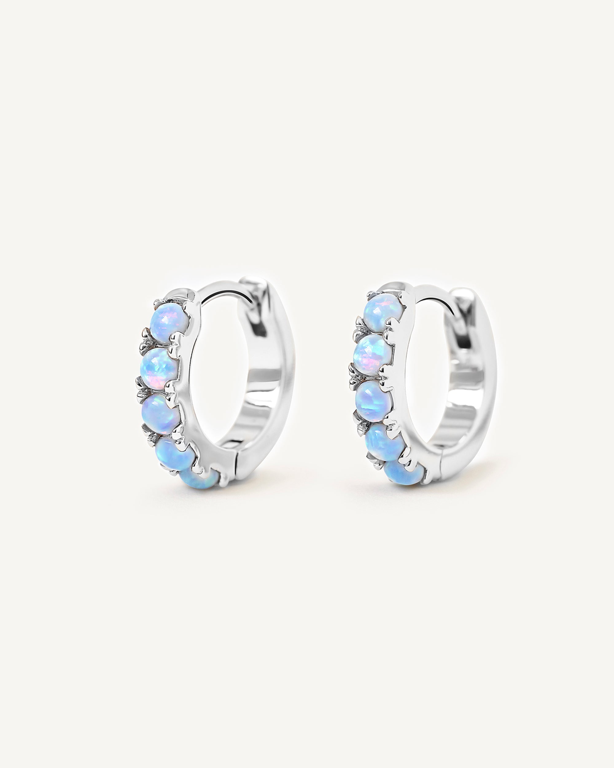 Blue Opal Huggies