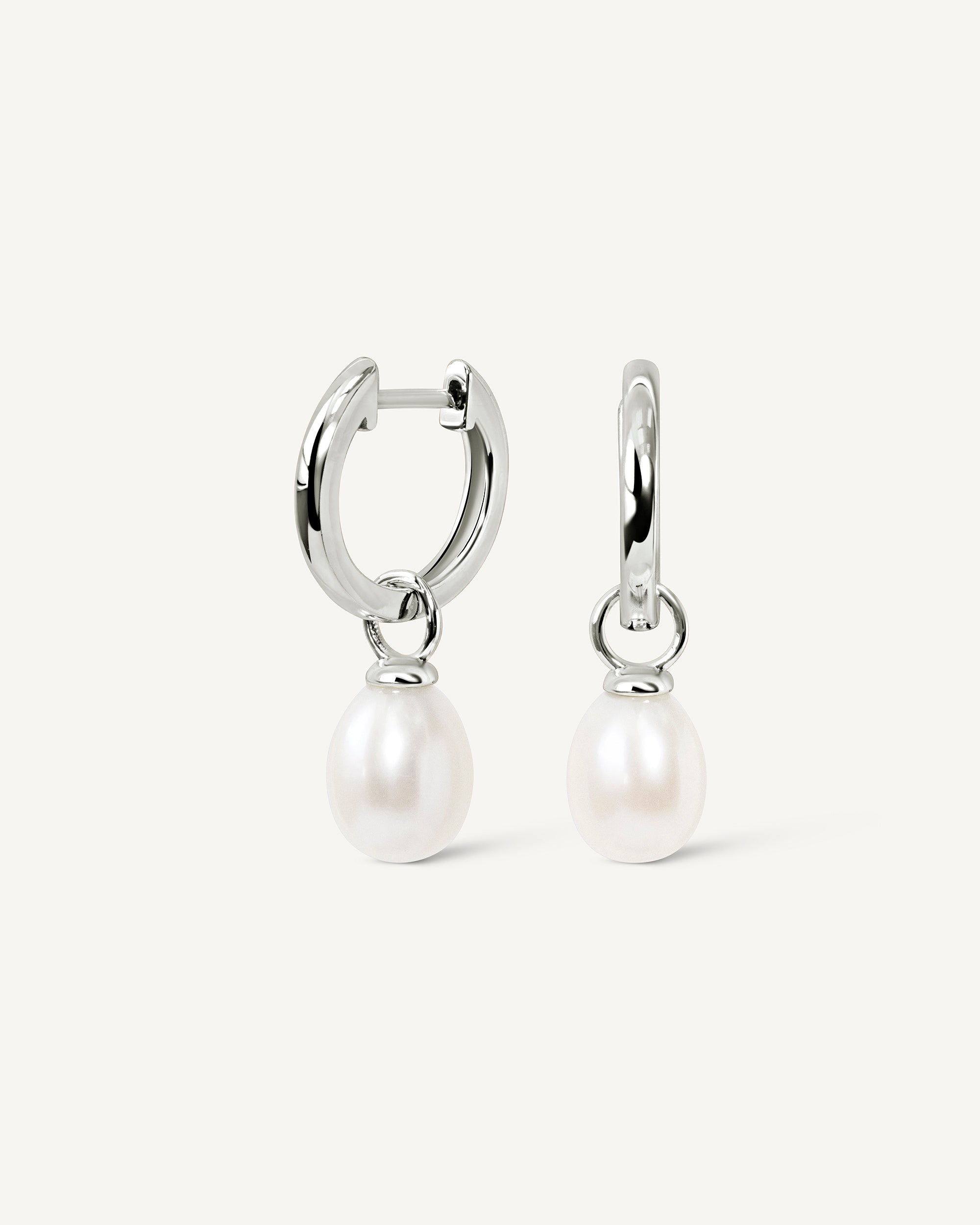 Lady Pearl Hoops