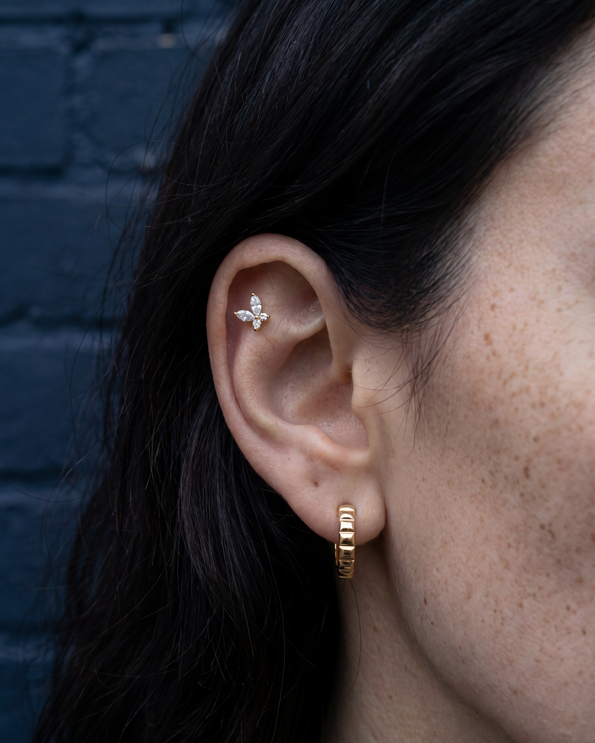 Butterfly Crystal Studs