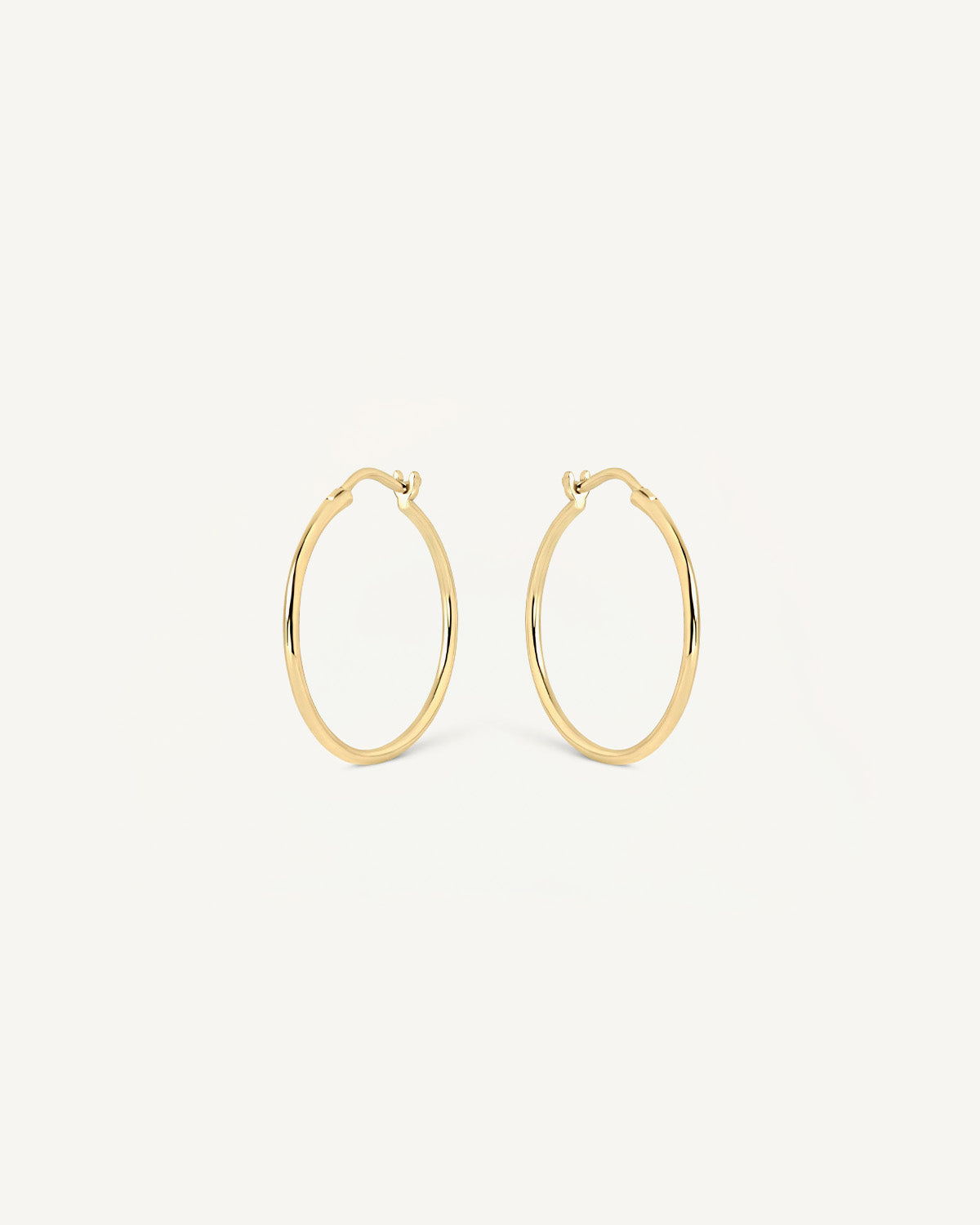 Natural Medium Hoops