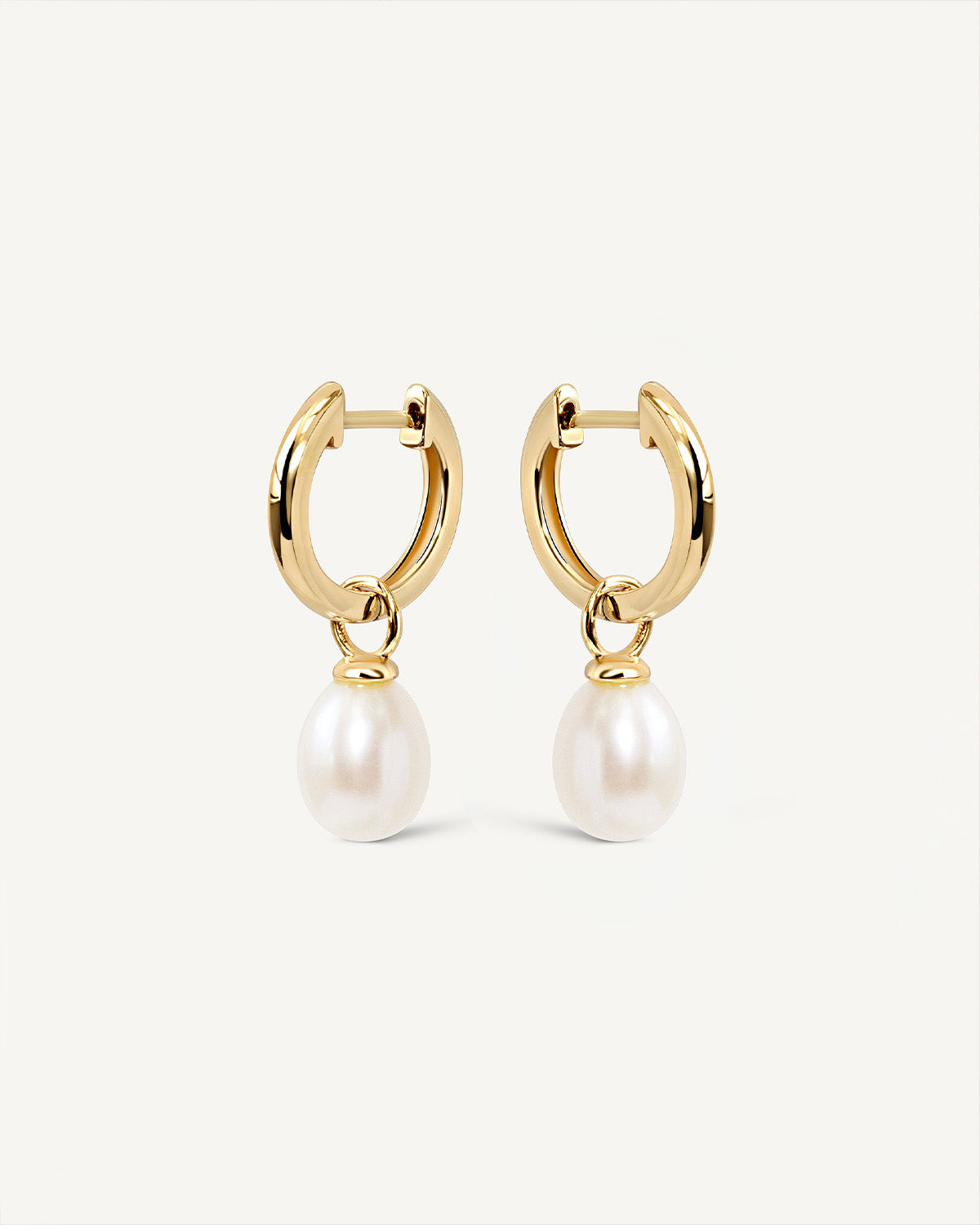 Lady Pearl Hoops