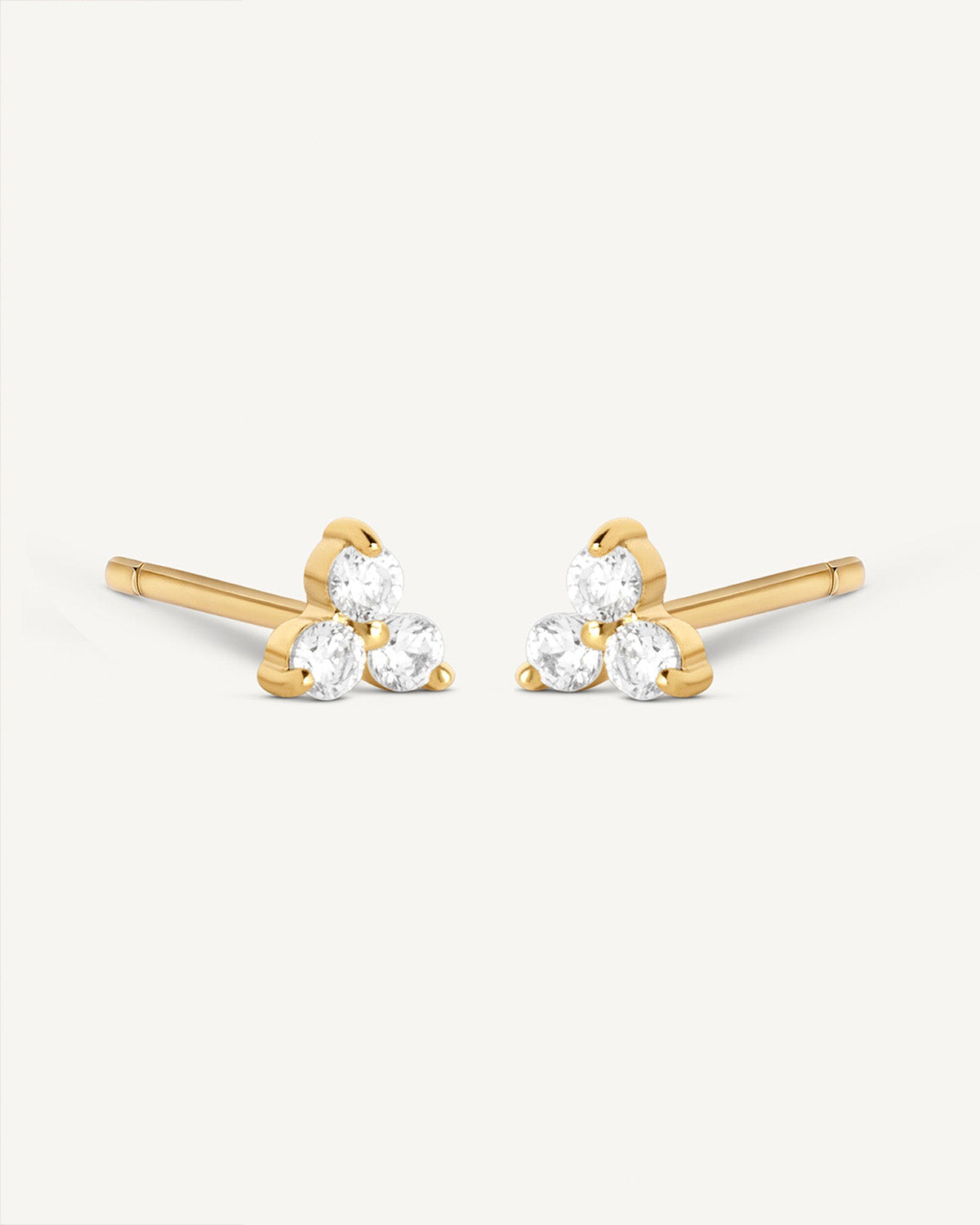 Trio Crystal Studs