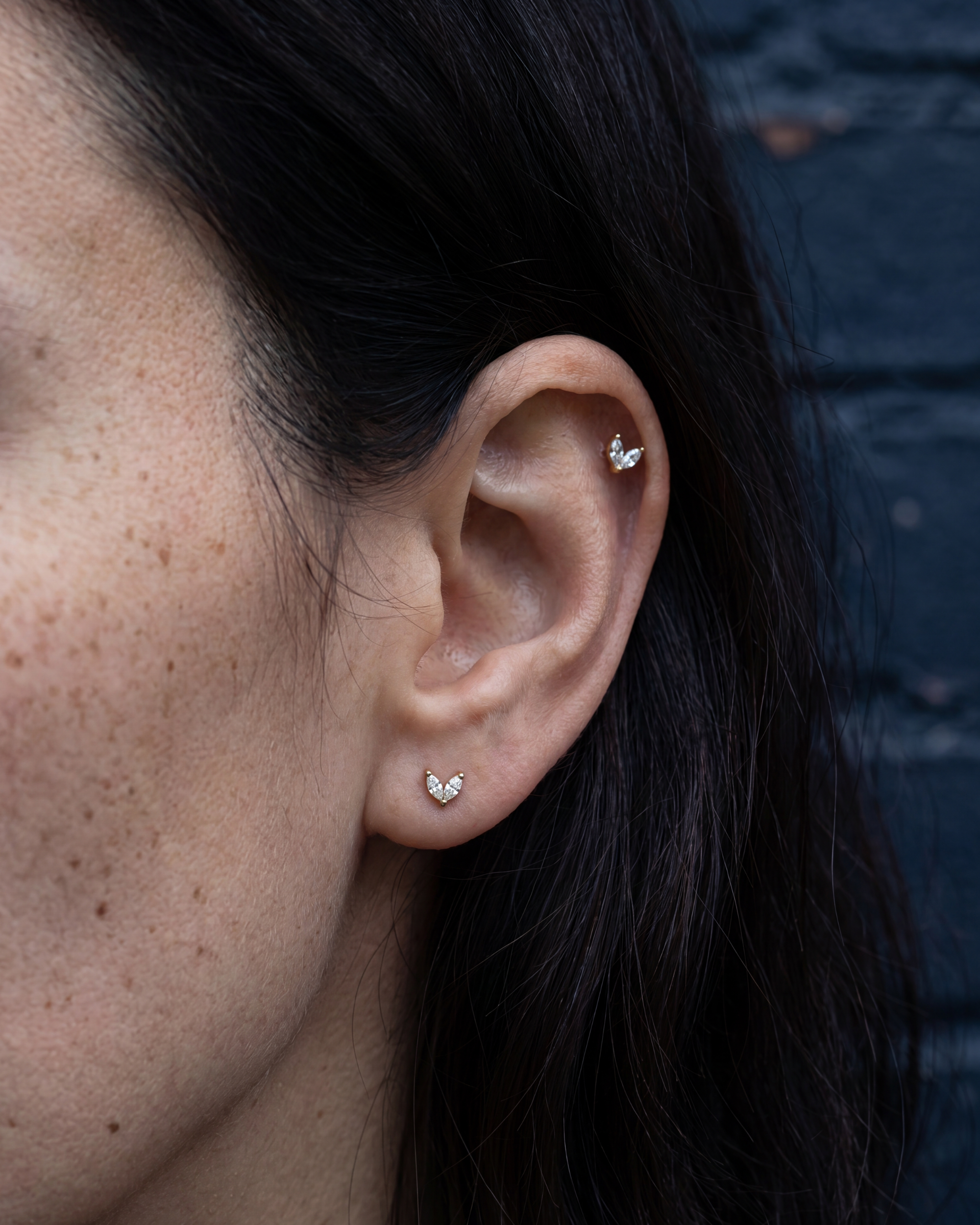 Petal Crystal Studs