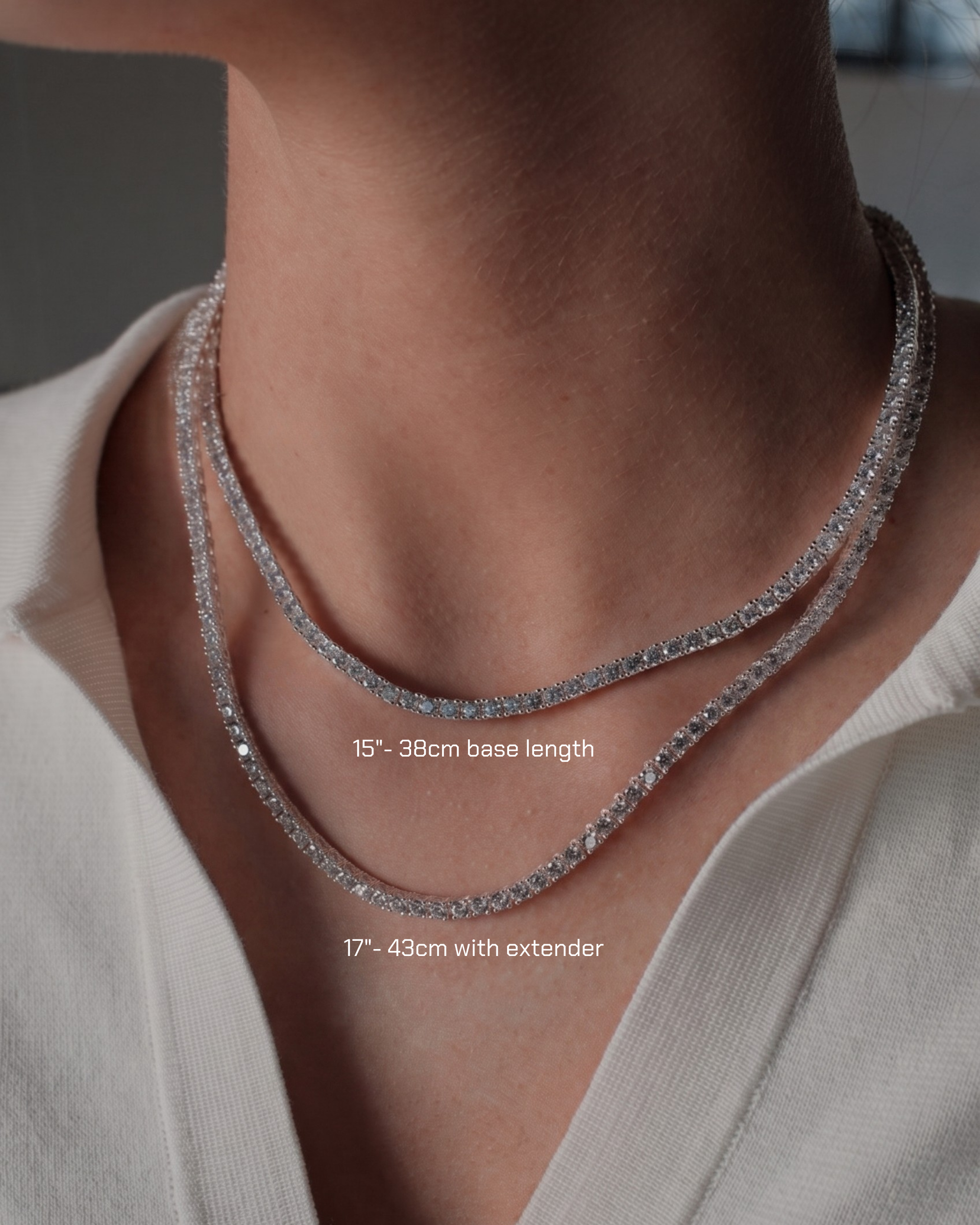 Tennis Necklace 2mm