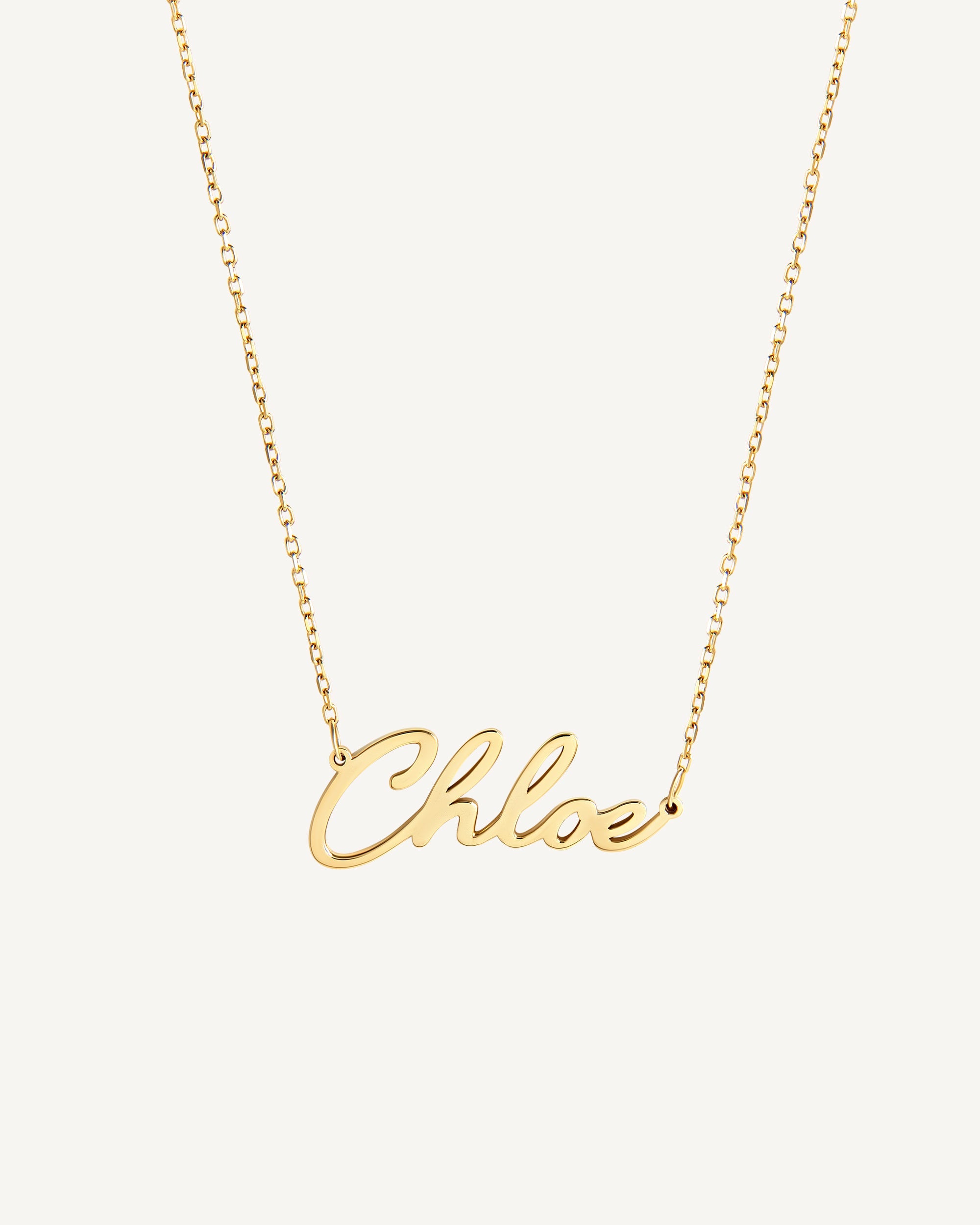 Script Name Necklace